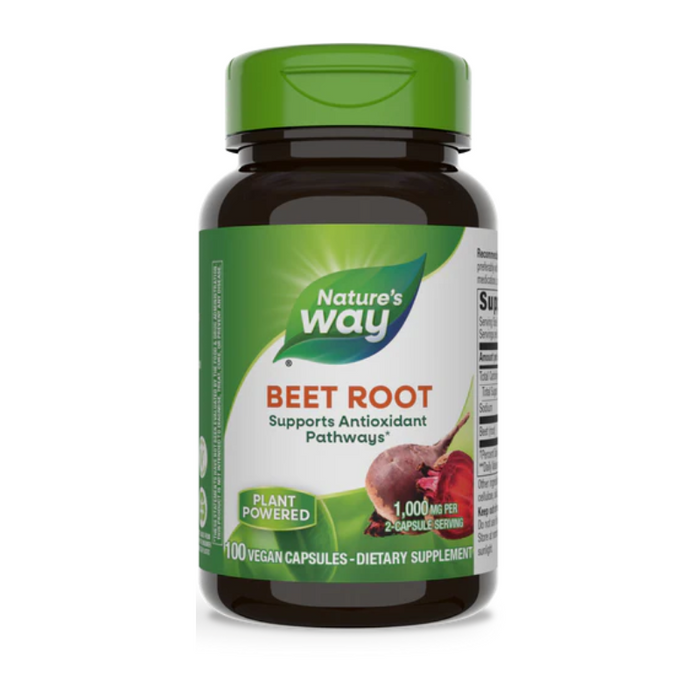 Natures Way Beet Root 500mg 100 Capsules