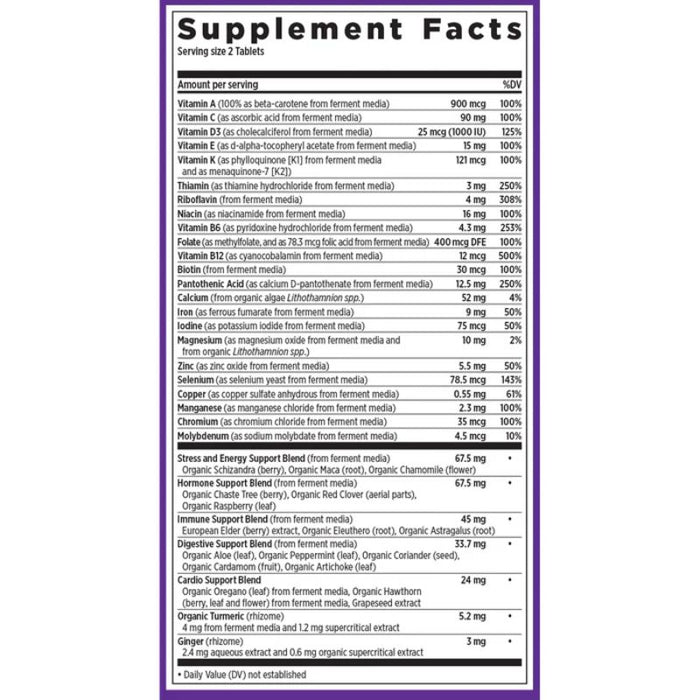 New Chapter Women's Advanced Multivitamin 120 Tabs