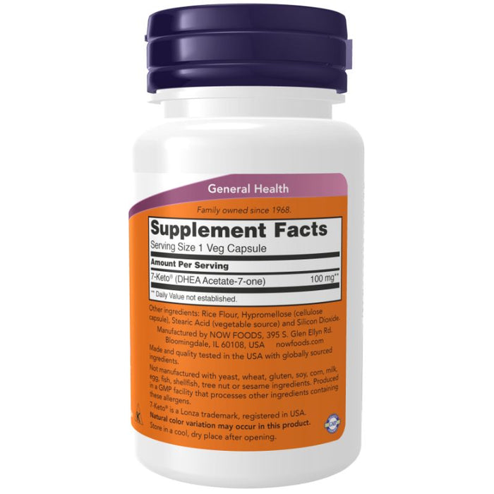 Now Foods 7-Keto 100mg 120 Caps