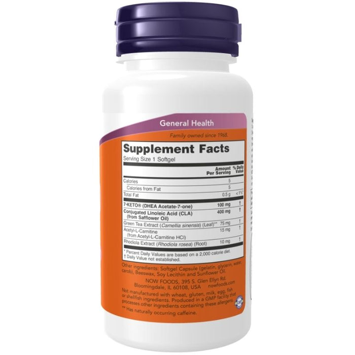 Now Foods 7-Keto 100mg 120 Leangels