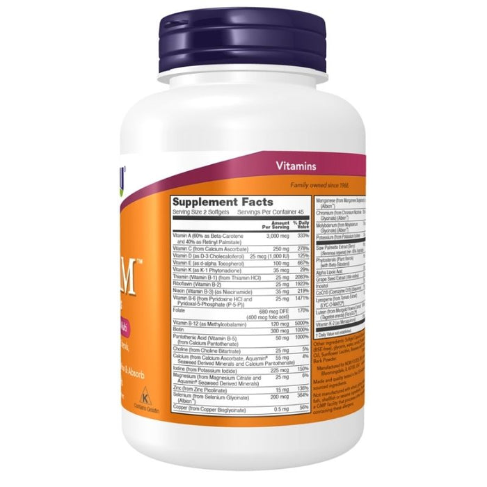 Now Foods Adam Male Multi 180 Softgels