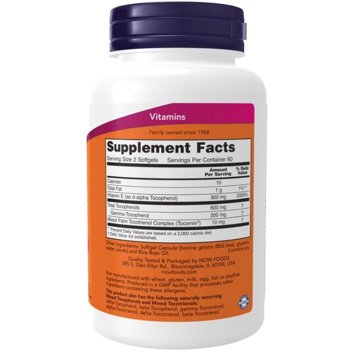 Now Foods Advanced Gamma E 120 Softgels