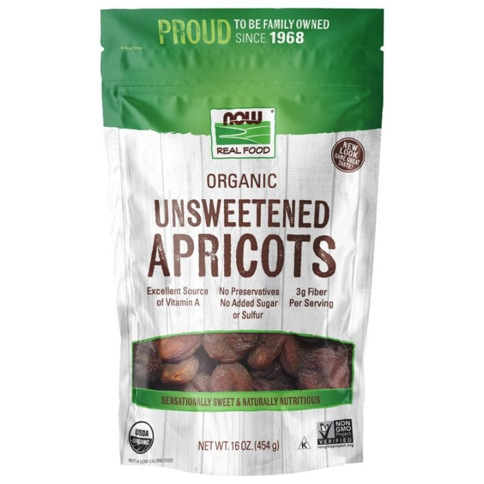 Now Foods Organic & Unsweetened Apricots 1lb