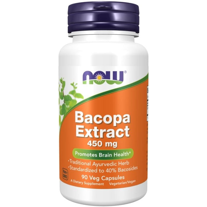 Now Foods Bacopa Extract 450mg 90 Capsules