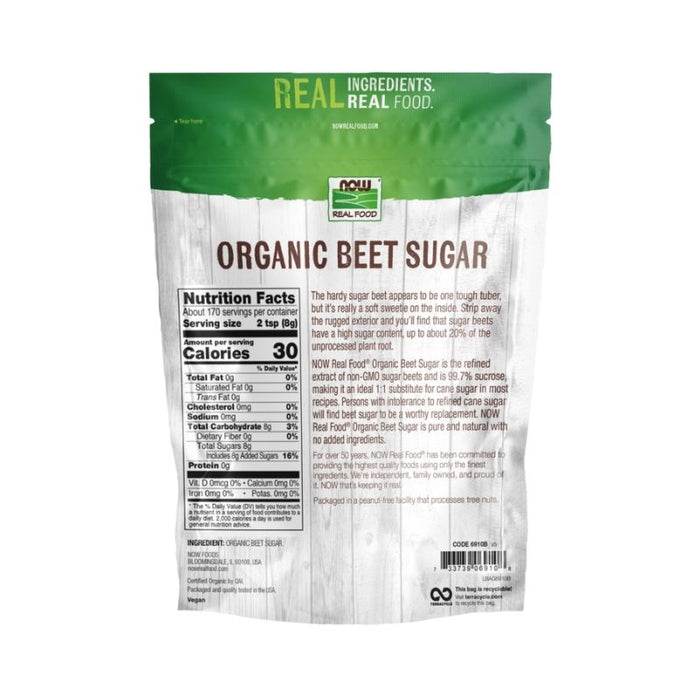 Now Foods Beet Sugar 3 Lb