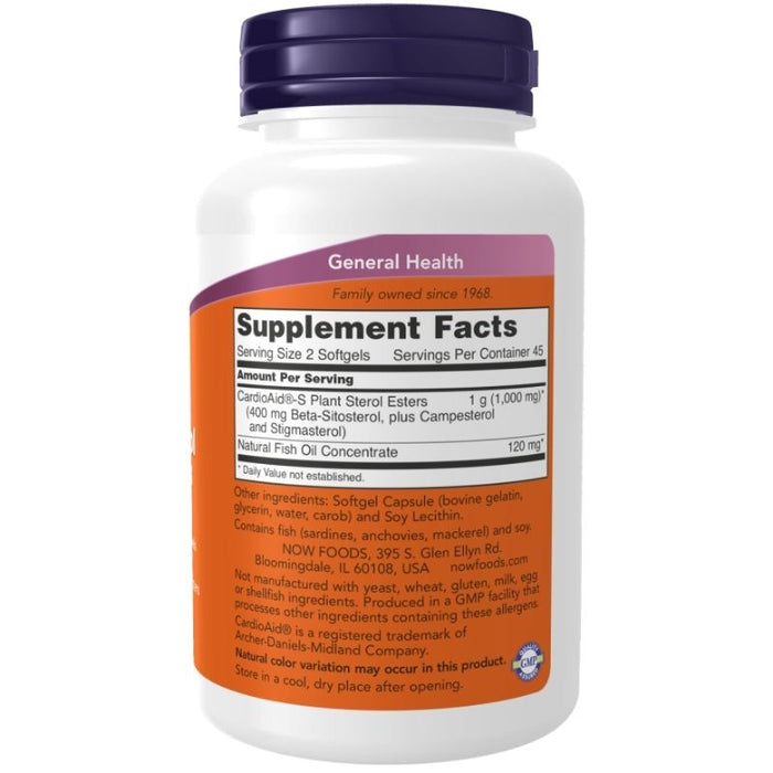 Now Foods Beta-Sitosterol Plant Sterols 90 Softgels