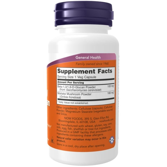 Now Foods Beta 1,3/1,6-D Glucan 100mg 90 Caps