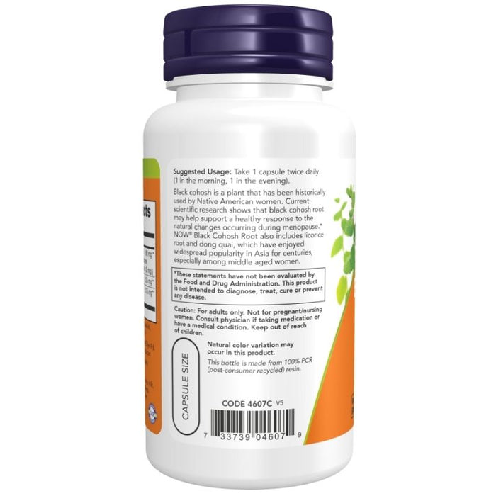 Now Foods Black Cohosh Root 80mg 90 Caps