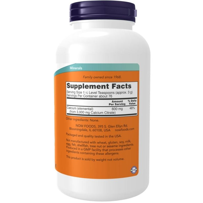 Now Foods Calcium Citrate Powder 8 Oz