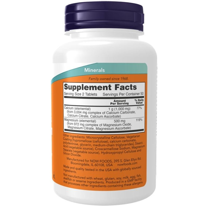 Now Foods Calcium & Magnesium 250 Tabs