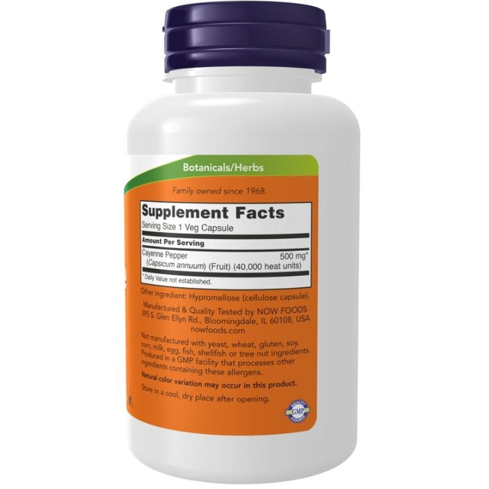 Now Foods Cayenne 500mg 250 Caps