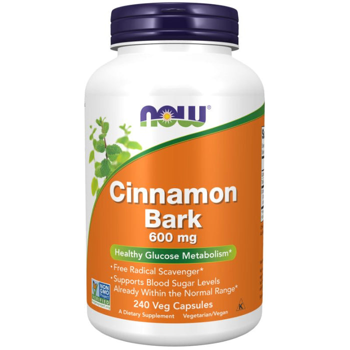 Now Foods Cinnamon Bark 600mg Veg Caps