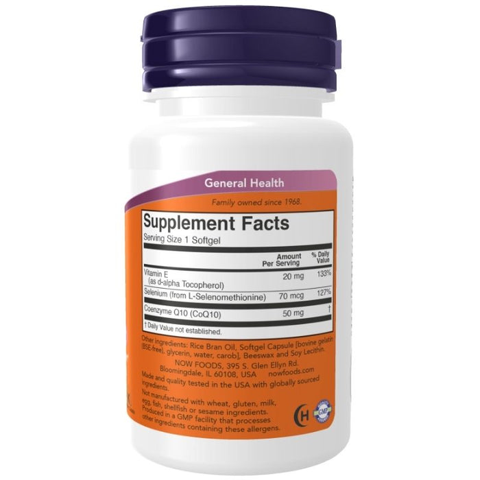 Now Foods CoQ10 50mg 200 Softgels