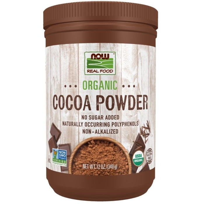 Now Foods Organic Cocoa Powder 12 Oz