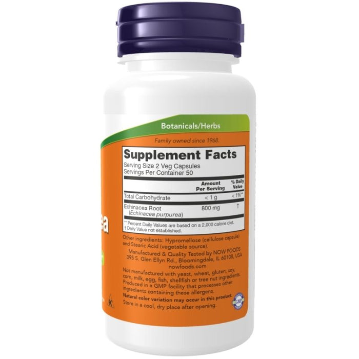 Now Foods Echinacea 400mg 100 Caps