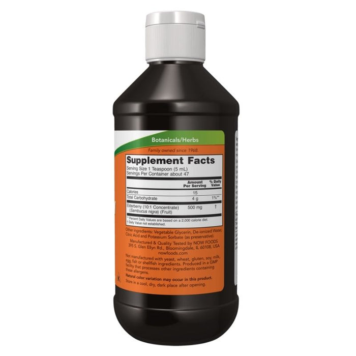 Now Foods Liquid Elderberry 8oz