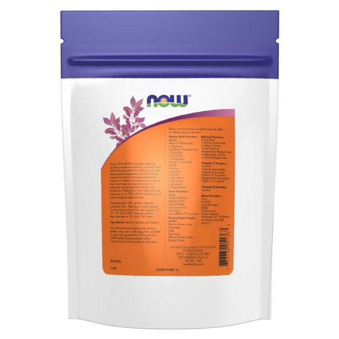 Now Foods Double "00" Gelatin Capsules 250 Caps