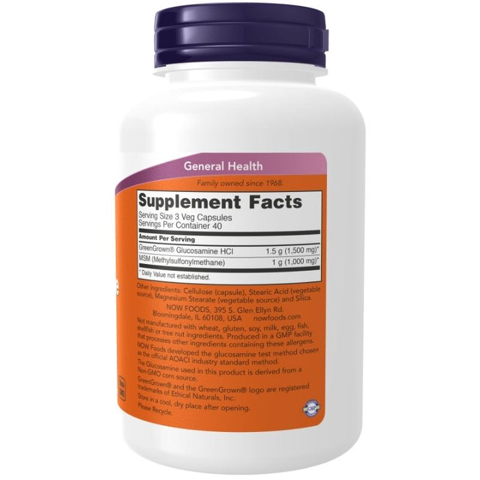 Now Foods Vegetarian Glucosamine & MSM 240 Caps