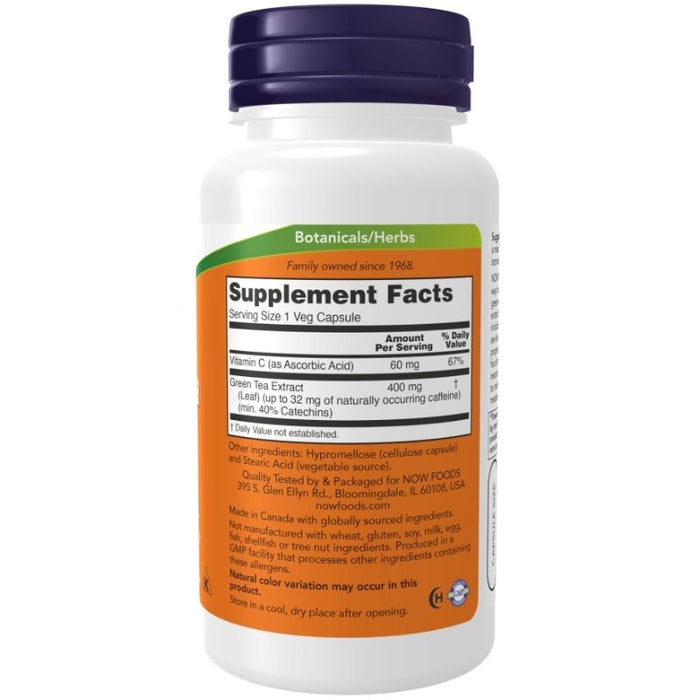 Now Foods Green Tea Extract 400mg 100 Veg Caps