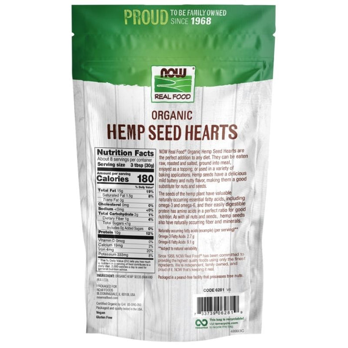 Now Foods Hemp Seed Hearts 8oz