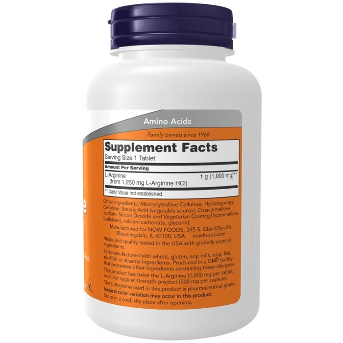 Now Foods L-Arginine 1000mg 120 Tabs