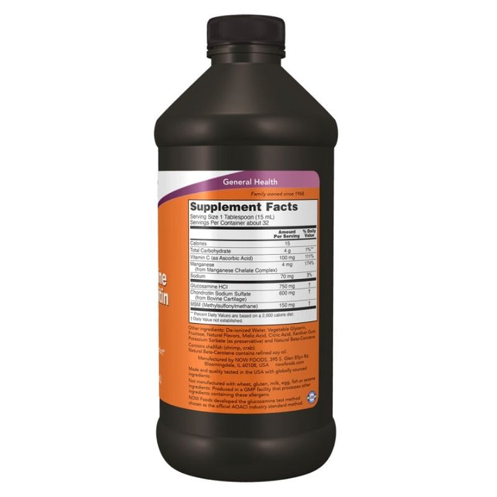 Now Foods Liquid Glucosamine & Chondroitin 16oz