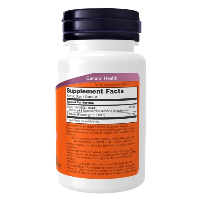 Now Foods NADH 10mg 60 Veg Caps