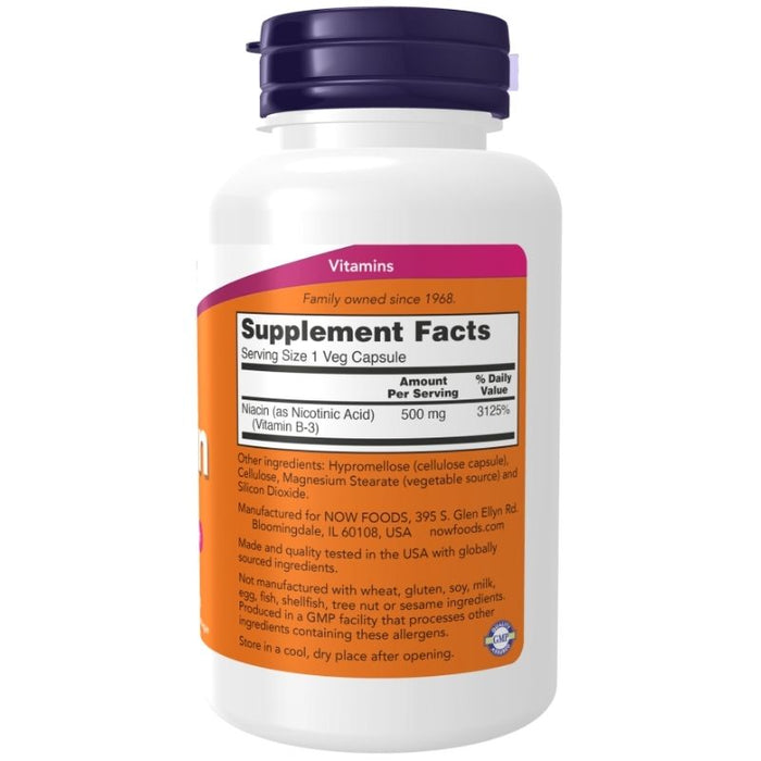 Now Foods Niacinamide 500mg 100 Capsules