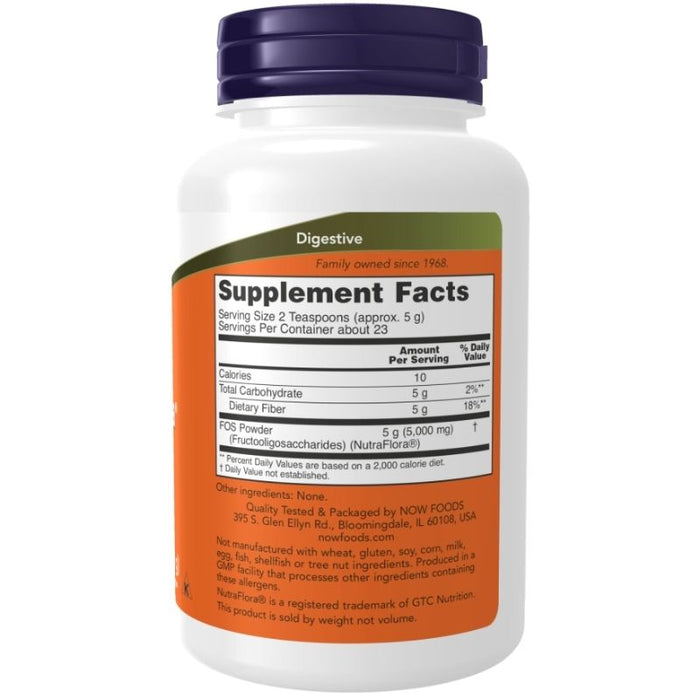 Now Foods NutraFlora FOS Powder 4oz