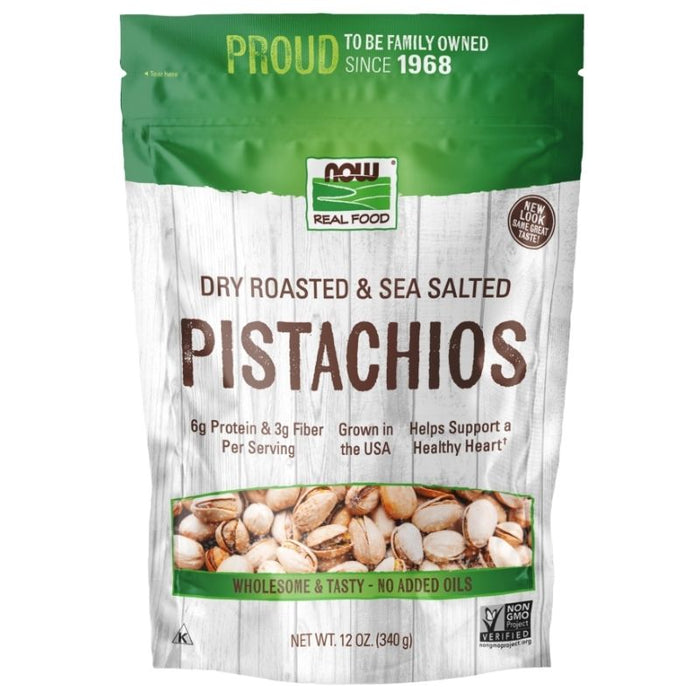 Now Foods Roasted Pistachios With Sea Salt 12oz