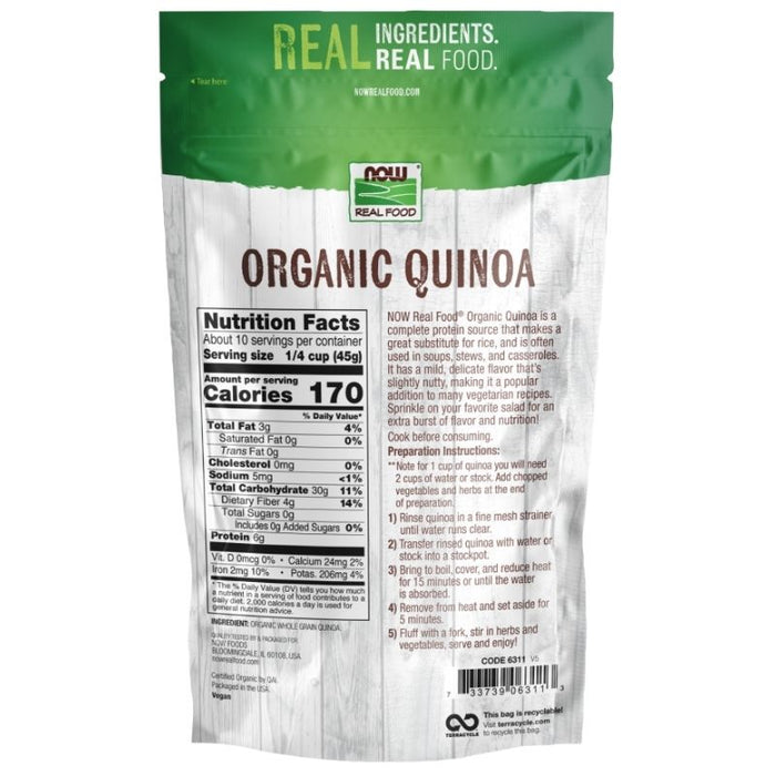 Now Foods Quinoa Grain Organic 16oz