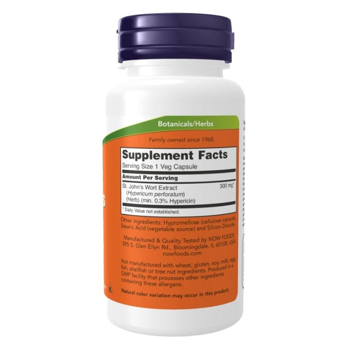 Now Foods St. John's Wort 300mg 250 Capsules