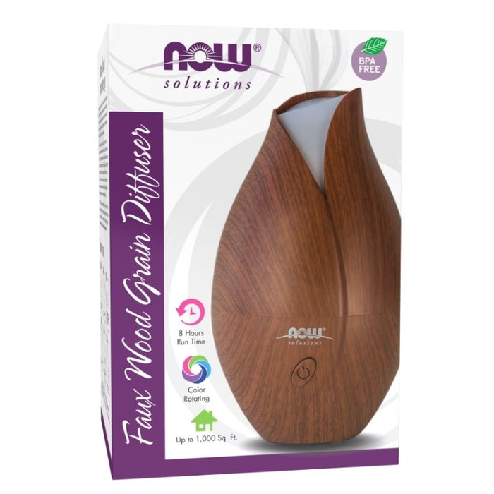 Now Foods Ultrasonic Faux Wood Grain Oil Diffuser