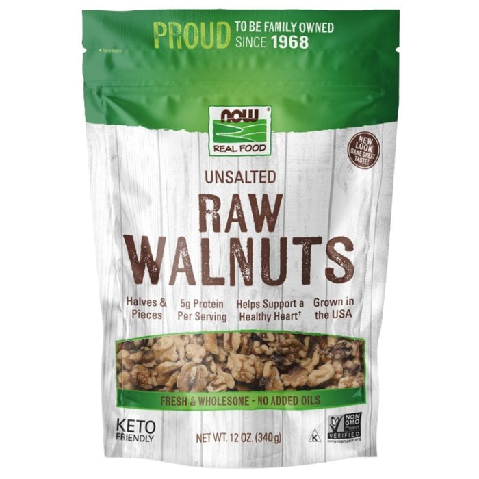 Now Foods Walnuts Unsalted 12 oz