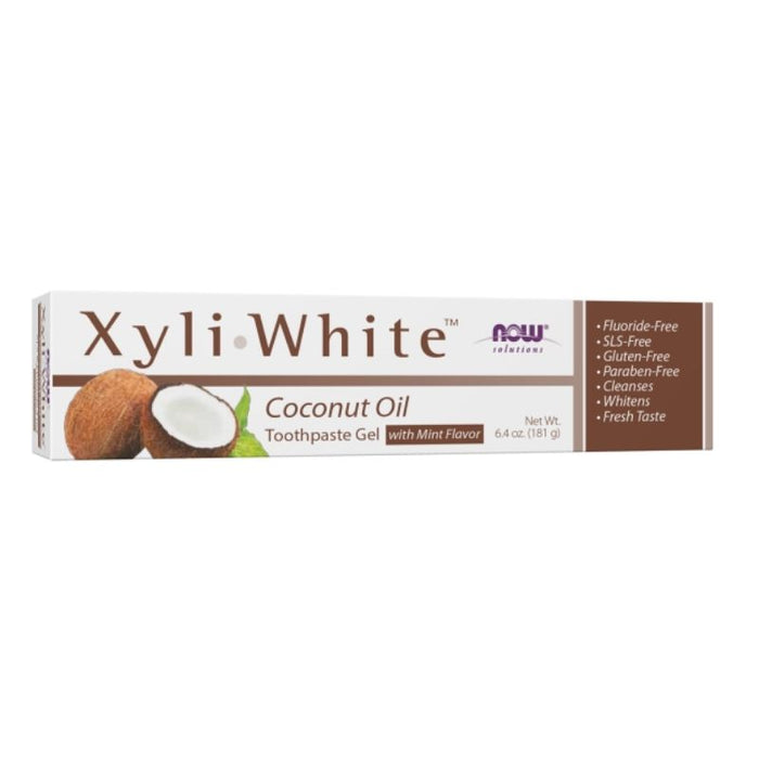 Now Foods Xyliwhite Coconut Oil Mint Toothpaste 1oz