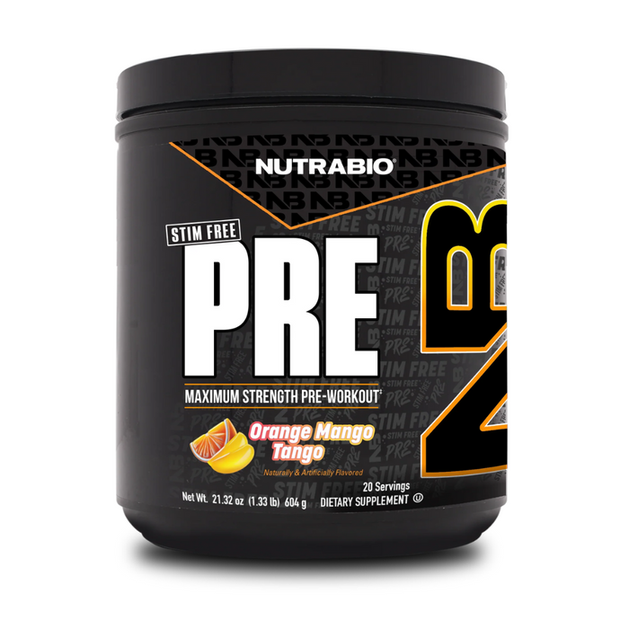 Nutrabio Pre Workout Stim Free 20 Servings