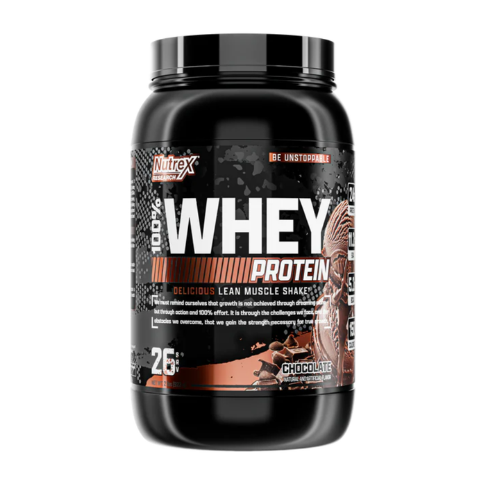 Nutrex 100% Premium Whey Protein 2 lb Chocolate Flavor