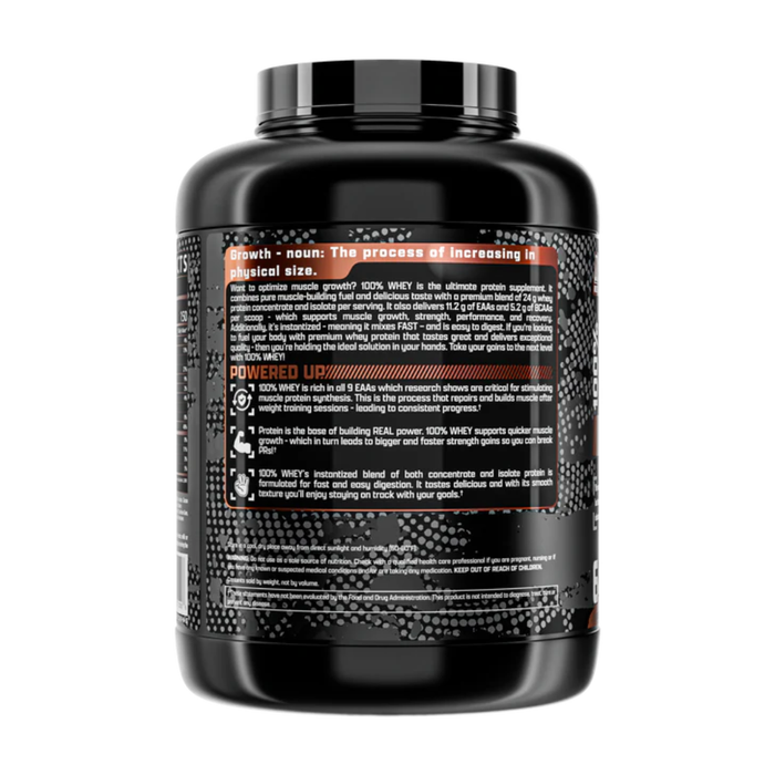 Nutrex 100% Premium Whey Protein 5lb Chocolate Flavor Info