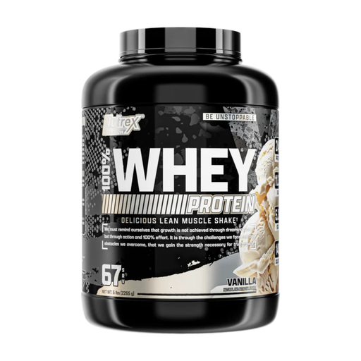 Nutrex 100% Premium Whey Protein 5lbs Vanilla Flavor
