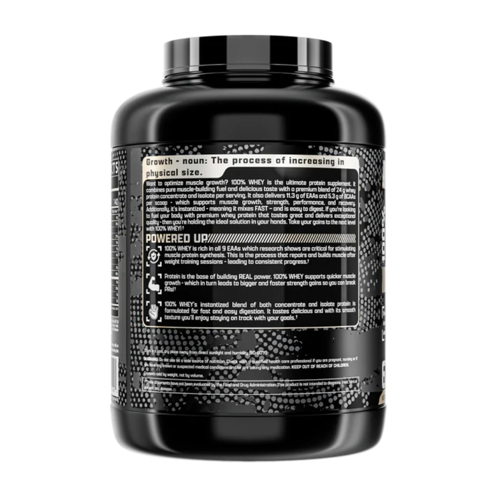 Nutrex 100% Premium Whey Protein 5lb Vanilla Flavor Info