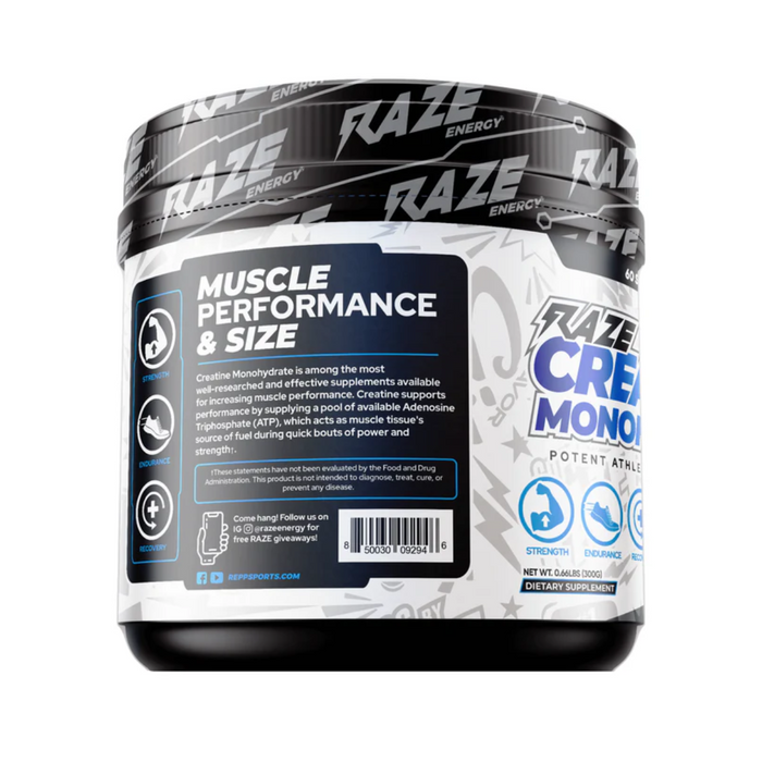 Repp Raze Creatine Monohydrate 300 Grams