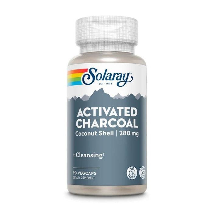 Solaray Activated Charcoal 280mg 90 Caps