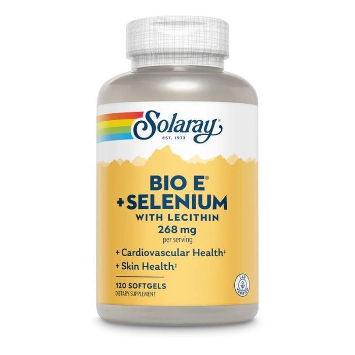 Solaray Bio E w/Selenium 400 IU 120 Softgels