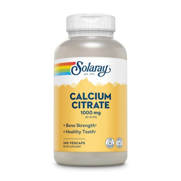 Solaray Calcium Citrate 1000mg 240 Caps