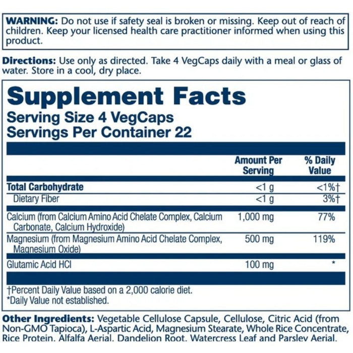 Solaray Cal-Mag Citrate & Vitamin D 180 Caps