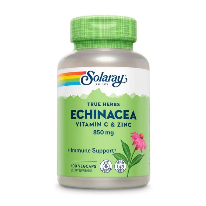 Solaray Echinacea w/ Vitamin C & Zinc 100 Capsules