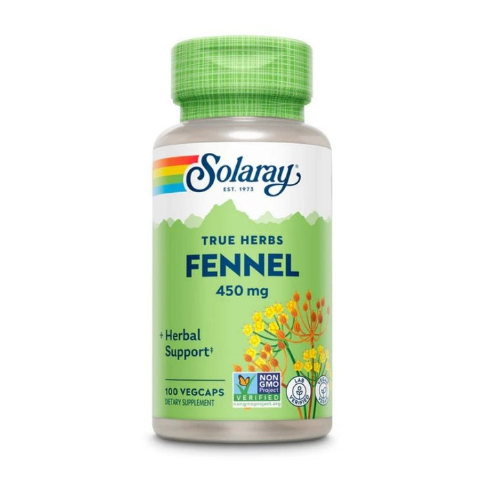 Solaray Fennel Seeds 450mg 100 Caps