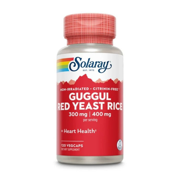 Solaray Guggul and Red Yeast Rice 120 Caps