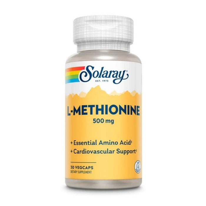 Solaray Free Form L-Methionine 500mg 30 Caps