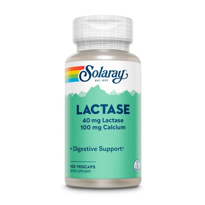 Solaray Lactase 40mg 100 Capsules